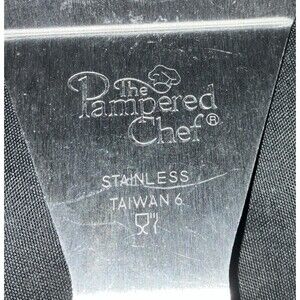 Pampered Chef Large Serving Spatula Heavy Duty Solid Stainless Blade